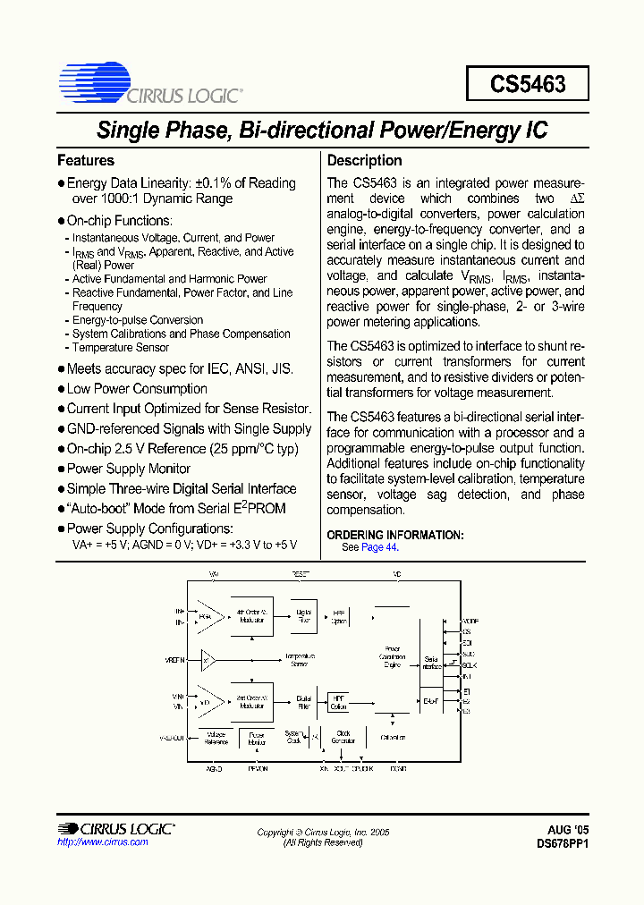 CS5463_667440.PDF Datasheet