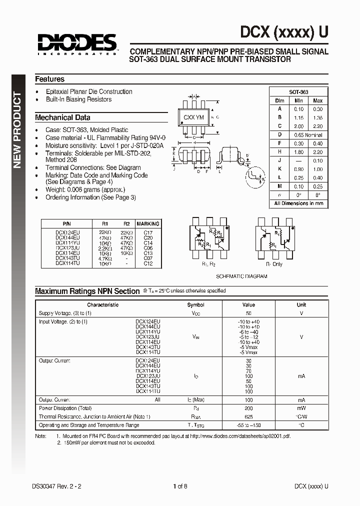 DCX124EU_50068.PDF Datasheet