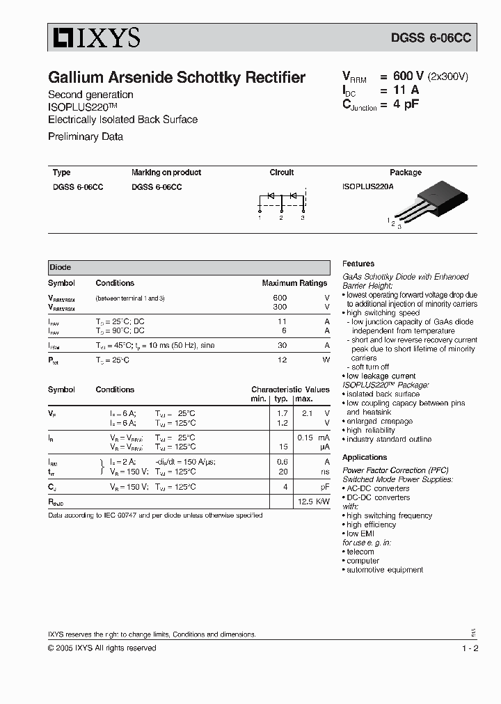 DGSS6-06CC_621675.PDF Datasheet