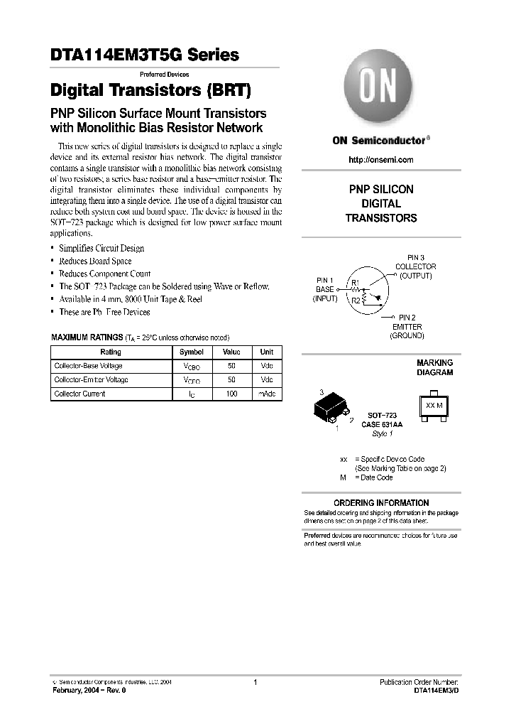 DTA114EM3T5G_705100.PDF Datasheet