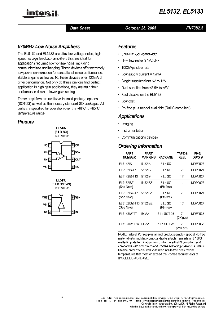 EL5132_575420.PDF Datasheet