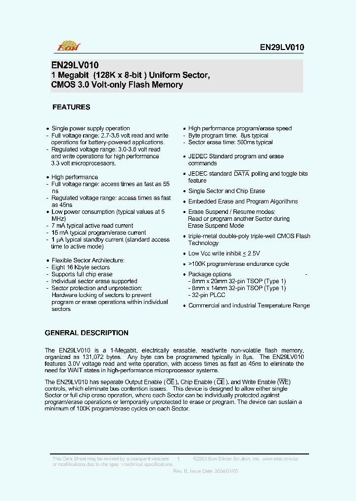 EN29LV010_568745.PDF Datasheet