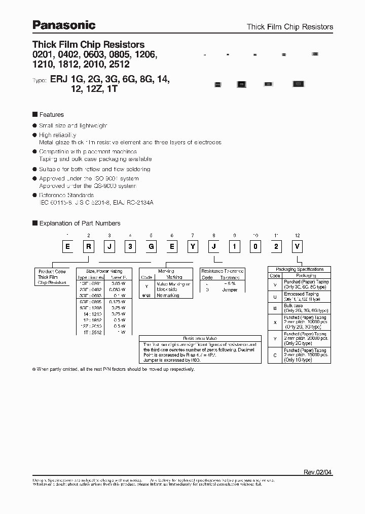 ERJ8GEYJV_561429.PDF Datasheet