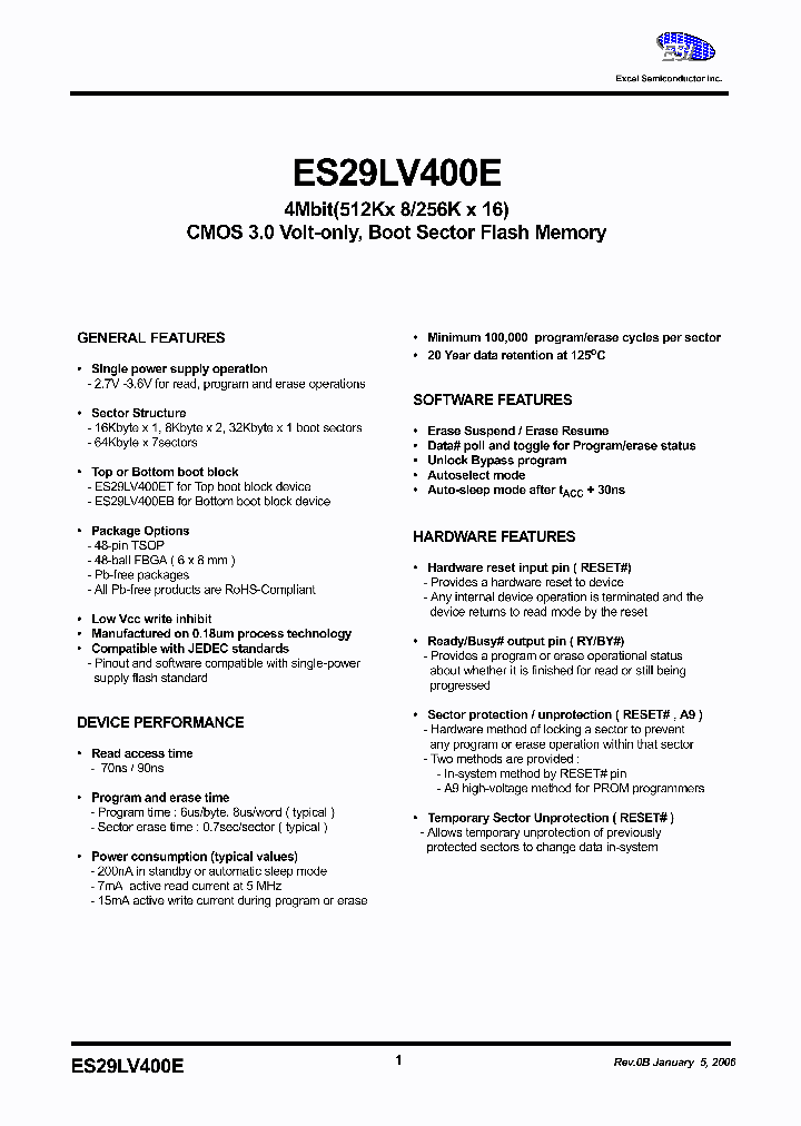 ES29LV800DB-70TGI_578603.PDF Datasheet