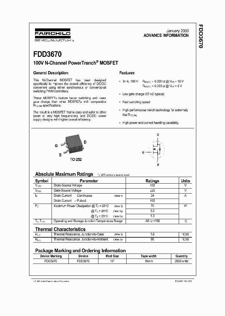 FDD3670_709062.PDF Datasheet