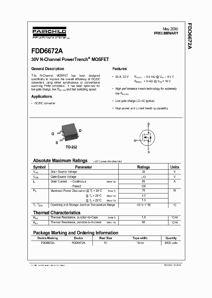 FDD6672A_709046.PDF Datasheet