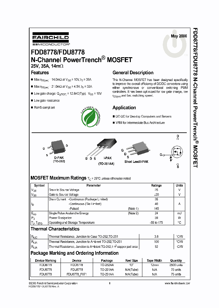 FDD8778_568831.PDF Datasheet