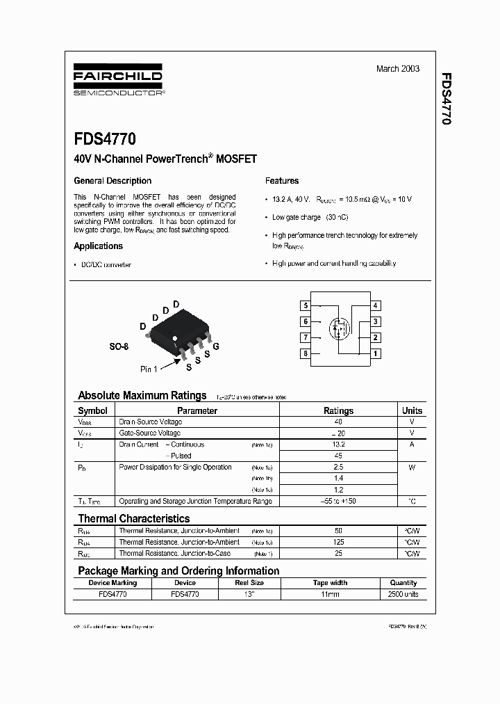 FDS4770_569241.PDF Datasheet
