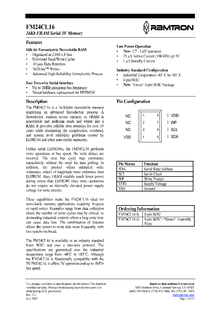 FM24CL16-S_265704.PDF Datasheet
