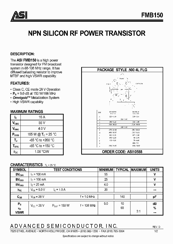 FMB150_574507.PDF Datasheet