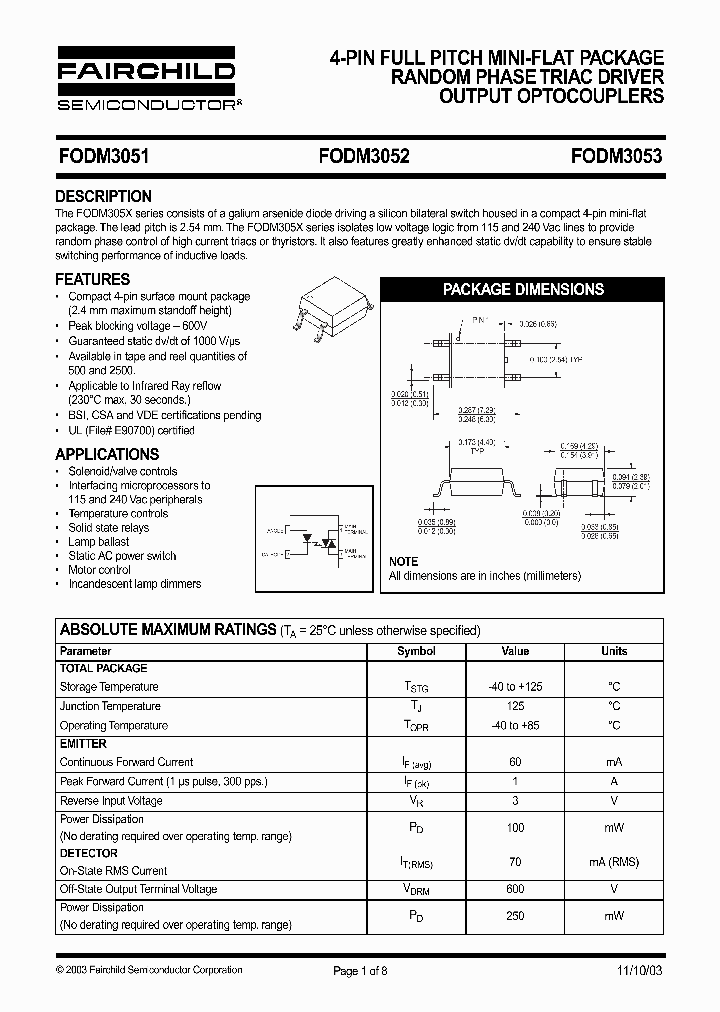 FODM3053_706796.PDF Datasheet