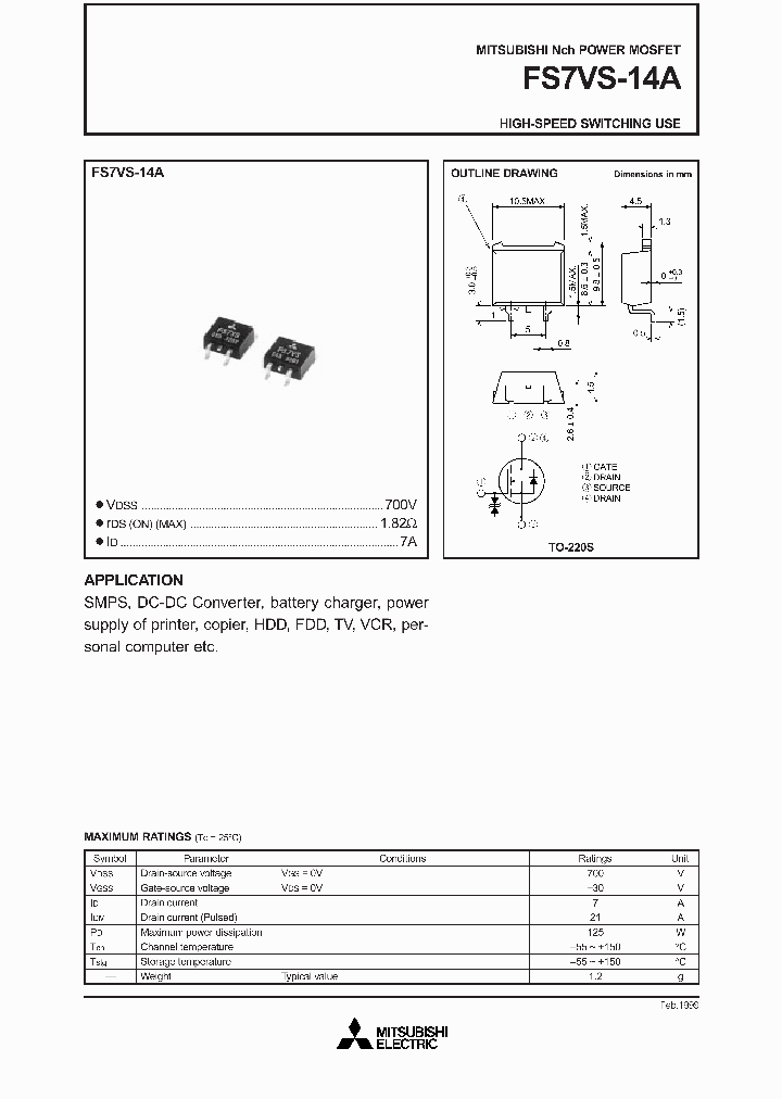 FS7VS-14A_583194.PDF Datasheet
