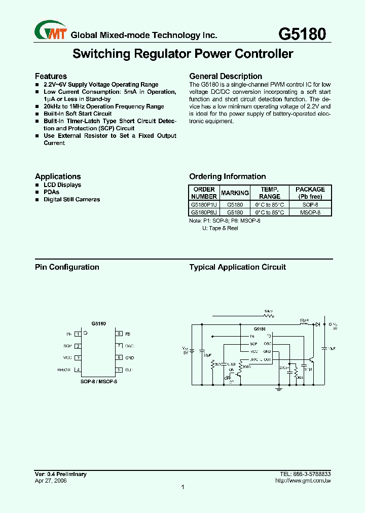 G5180_627516.PDF Datasheet