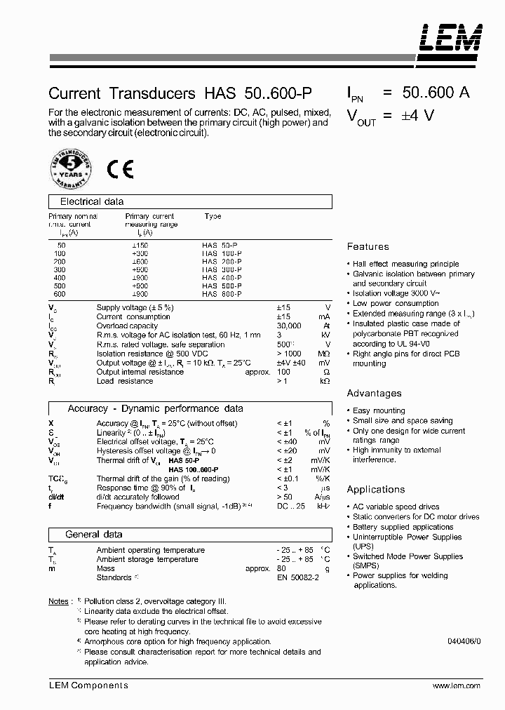 HAS100-P_169708.PDF Datasheet