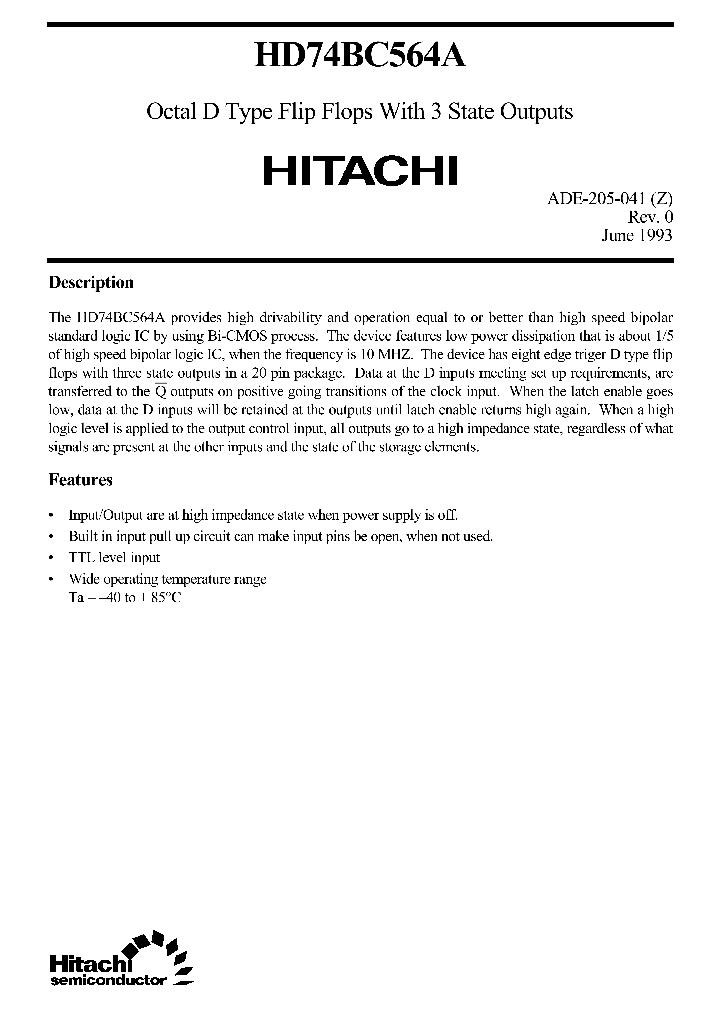 HD74BC564A_145888.PDF Datasheet