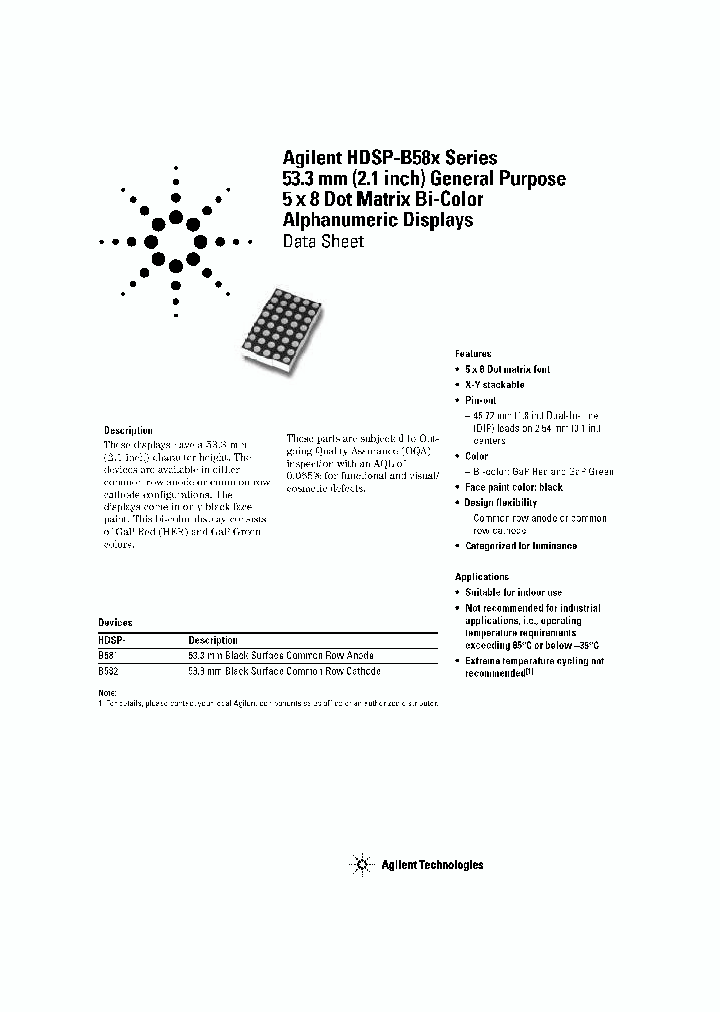 HDSP-B58X_630180.PDF Datasheet