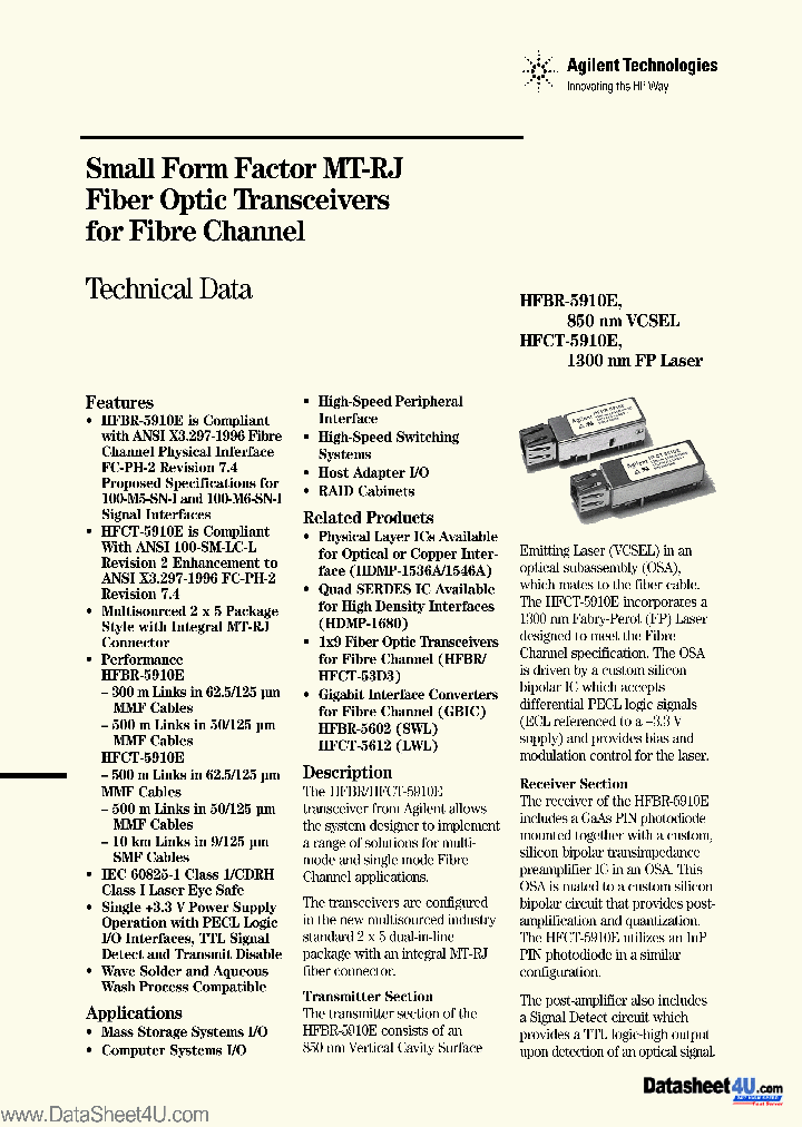 HFBR-5910E_414388.PDF Datasheet
