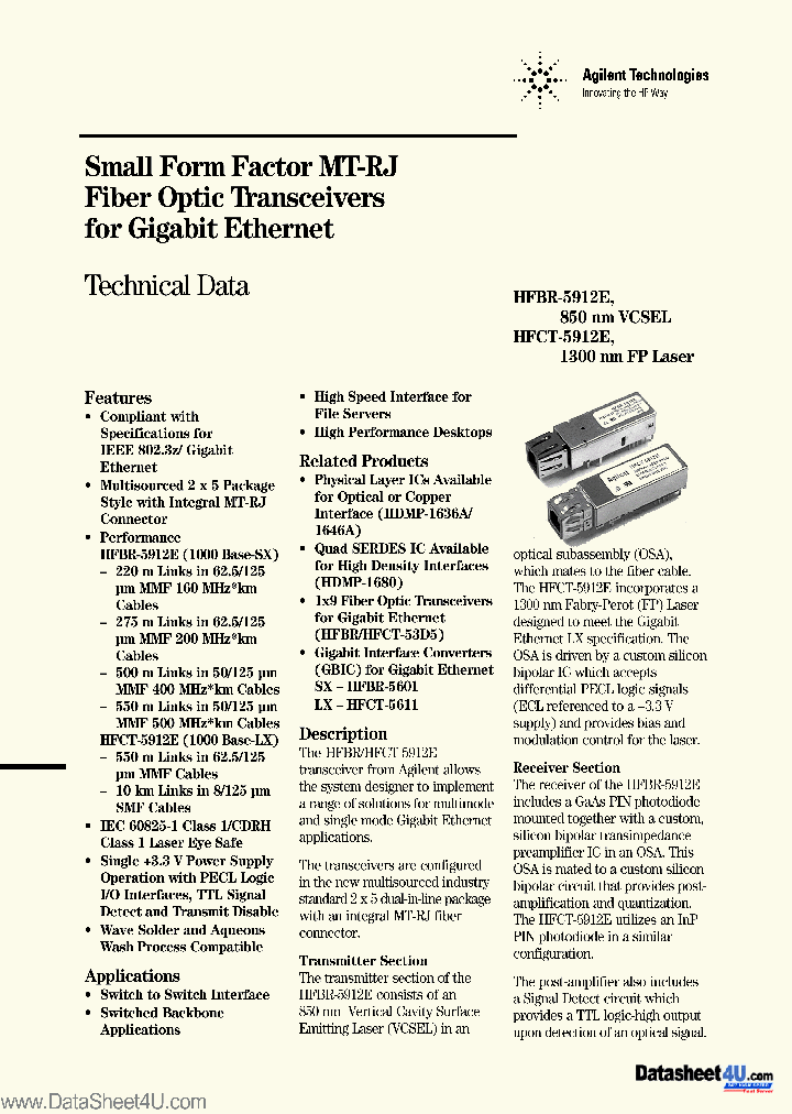 HFBR-5912E_414391.PDF Datasheet