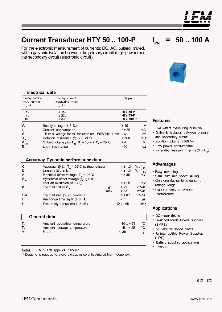 HTY75-P_701162.PDF Datasheet