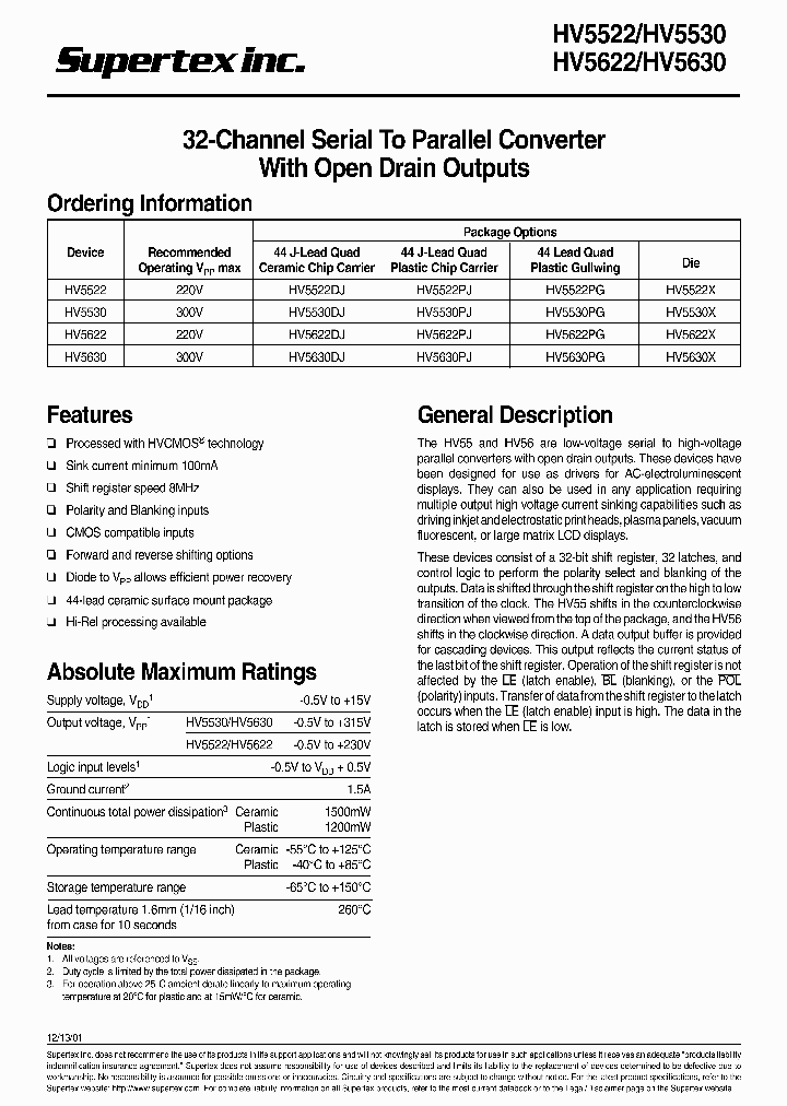 HV5530_150887.PDF Datasheet