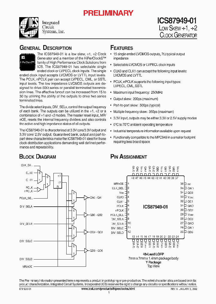 ICS87949-01_586534.PDF Datasheet