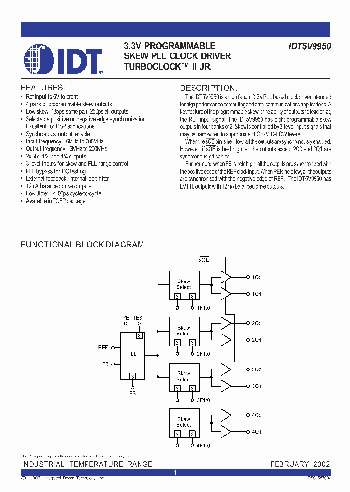 IDT5V9950_56037.PDF Datasheet