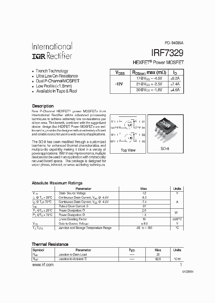 IRF7329_707783.PDF Datasheet