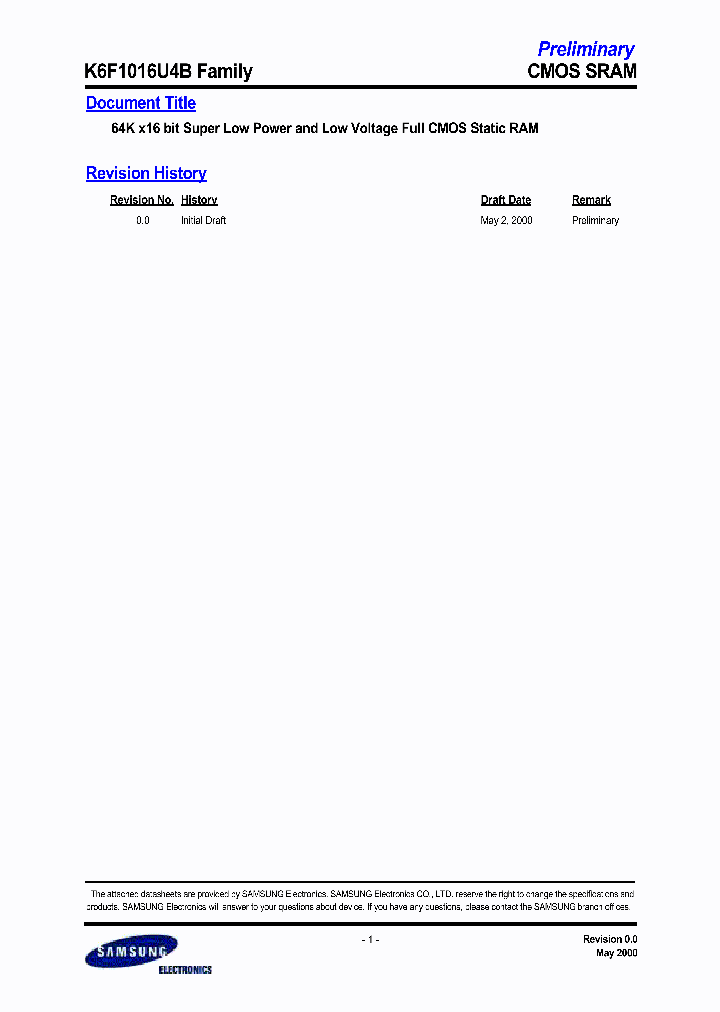 K6F1016U4B_650812.PDF Datasheet