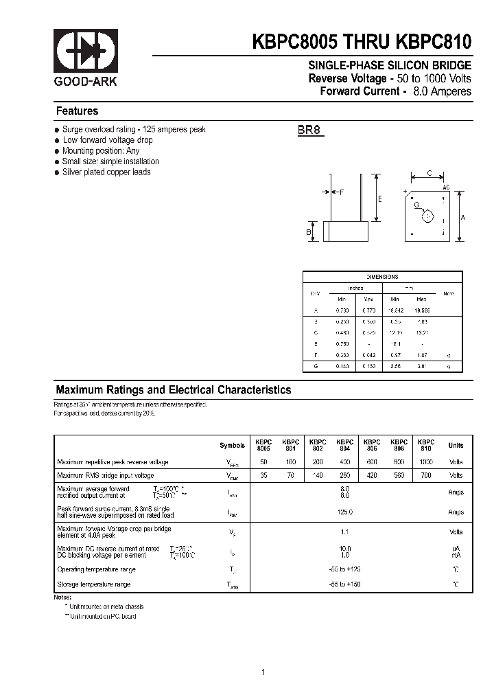 KBPC8005_401237.PDF Datasheet