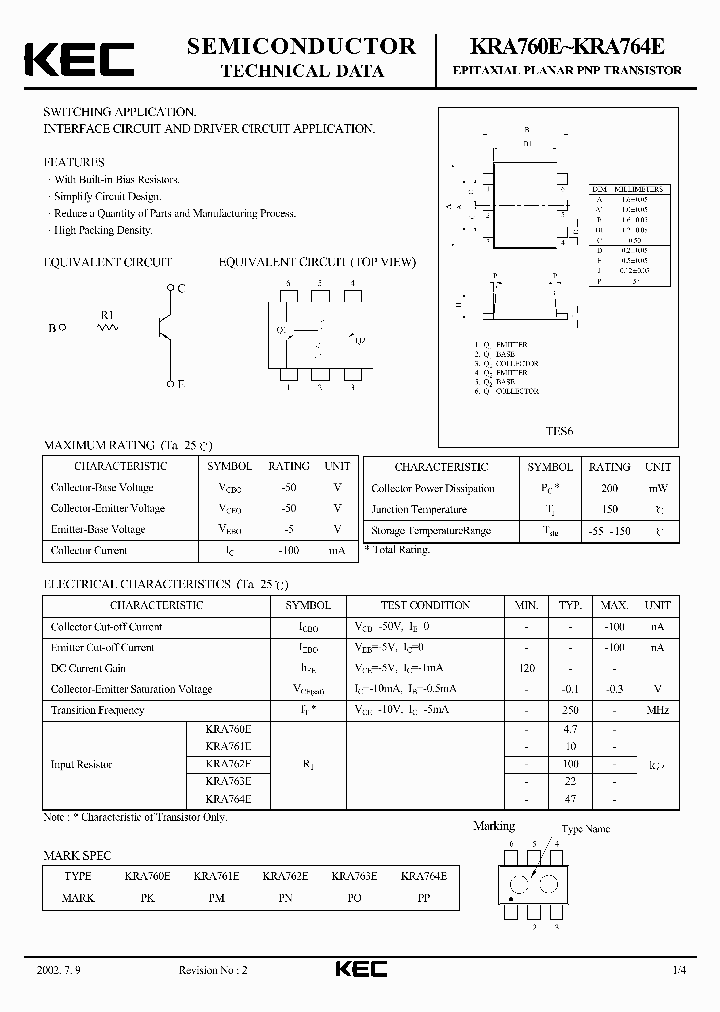 KRA760E_614075.PDF Datasheet