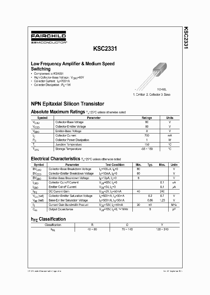 KSC2331_779377.PDF Datasheet