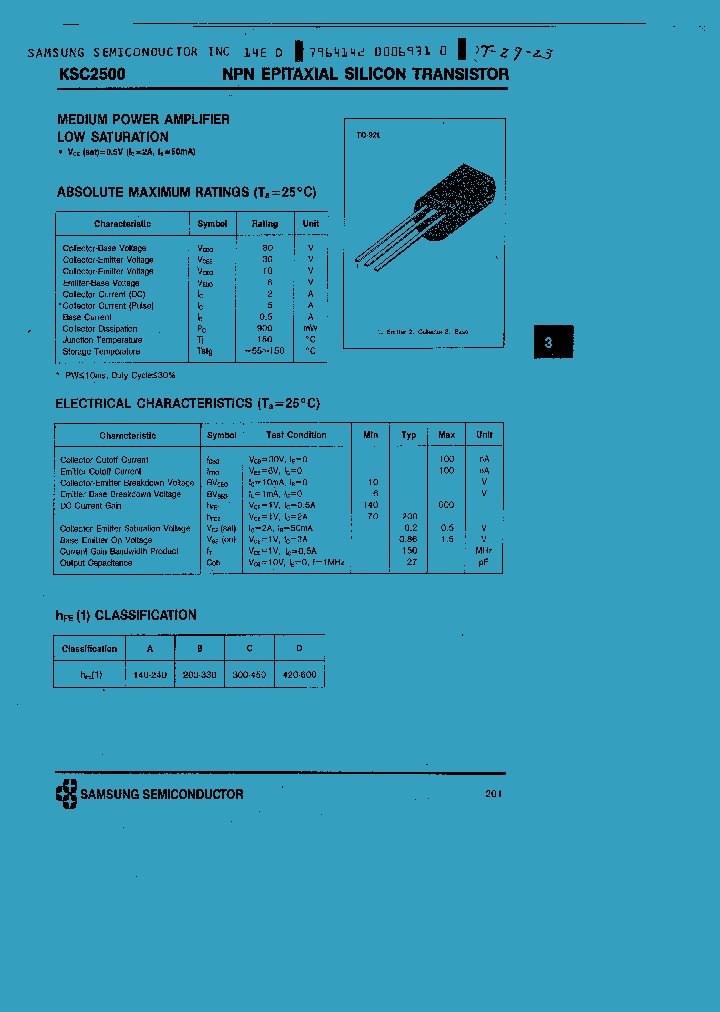 KSC2500_739982.PDF Datasheet