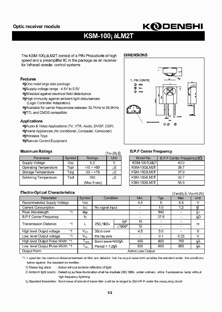 KSM-1003LM2T_577771.PDF Datasheet