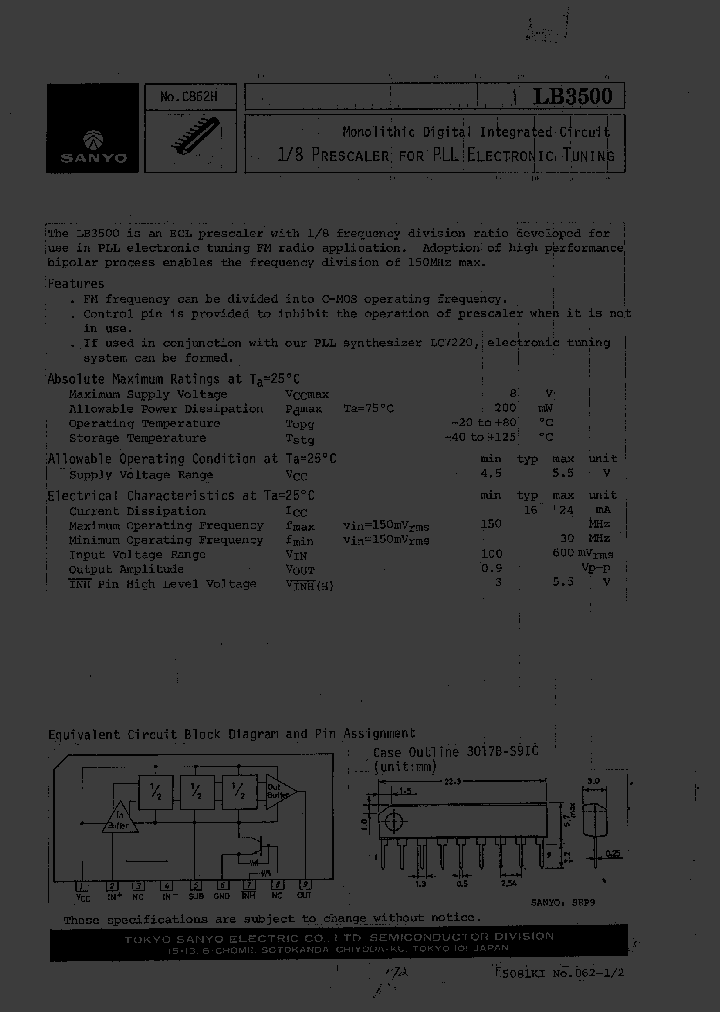 LB3500_106968.PDF Datasheet