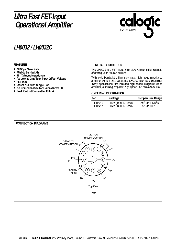 LH0032_166846.PDF Datasheet