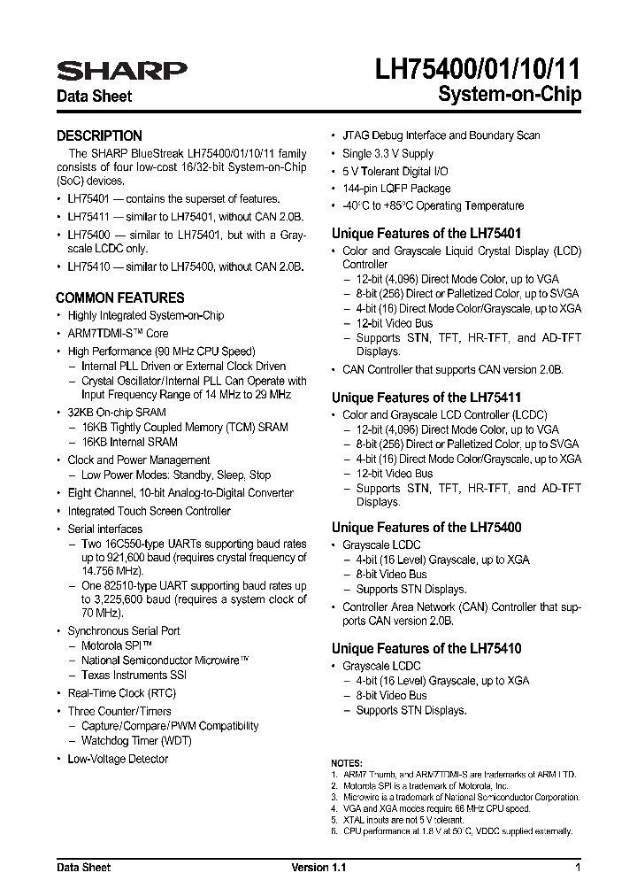 LH75400_611925.PDF Datasheet