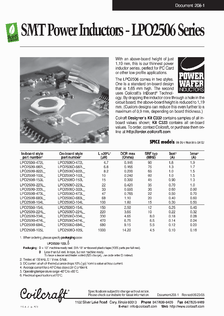 LPO2506_616366.PDF Datasheet