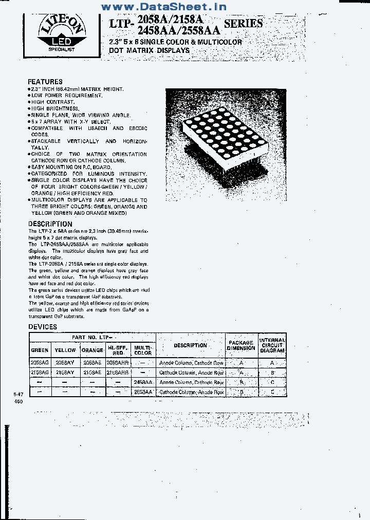 LTP2458AA_629053.PDF Datasheet