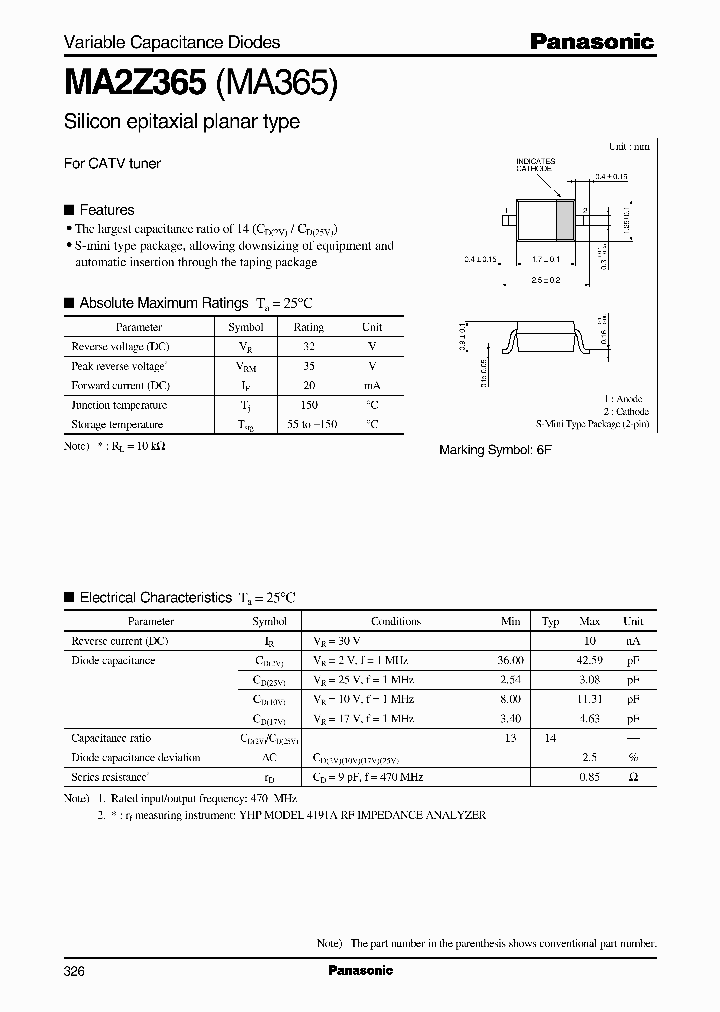 MA2Z365_587688.PDF Datasheet