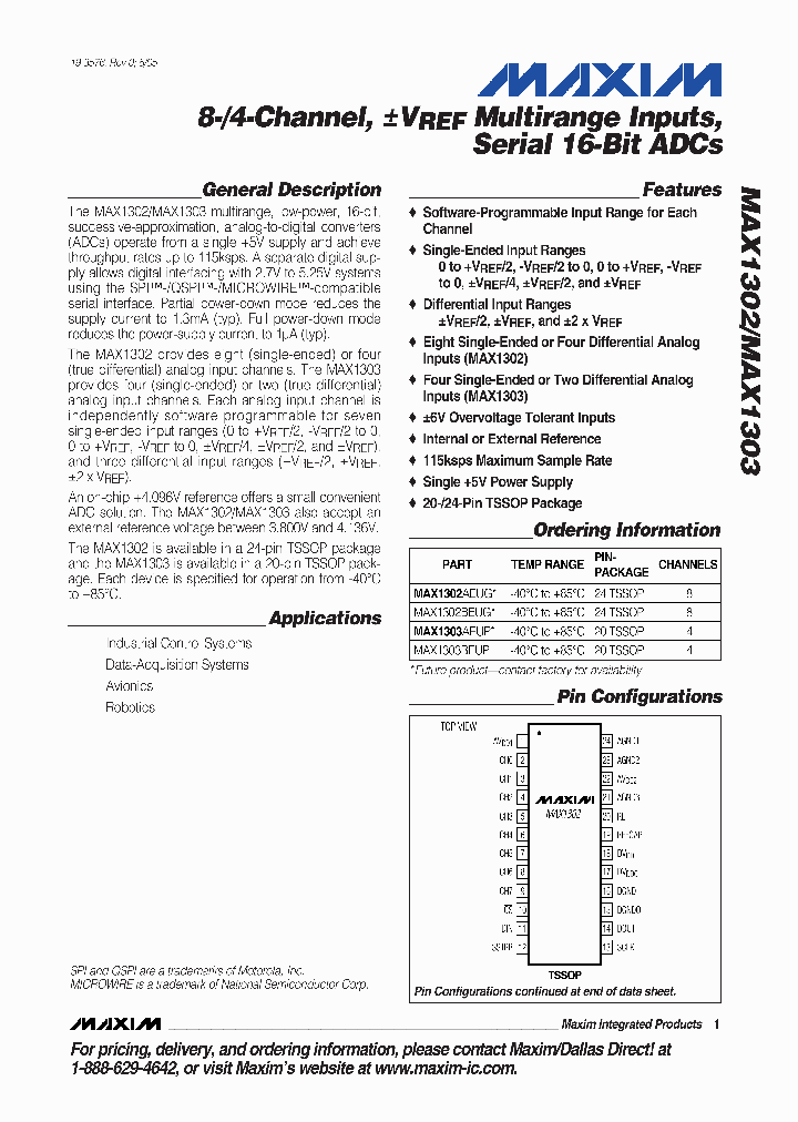 MAX1302_561436.PDF Datasheet