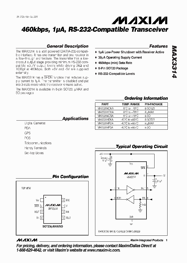 MAX3314_101233.PDF Datasheet