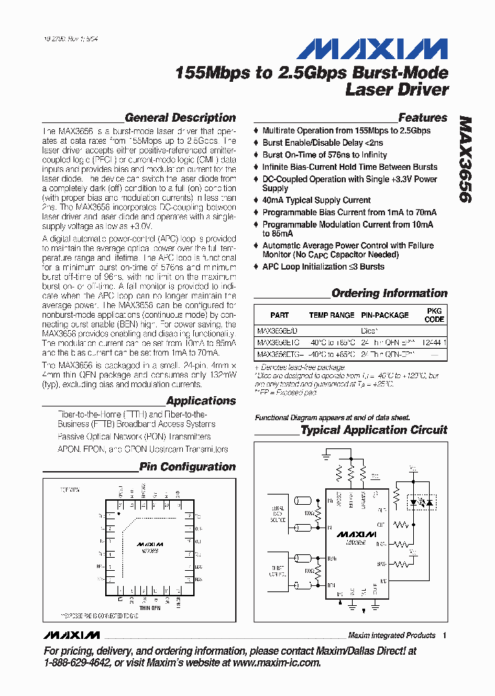 MAX3656_98653.PDF Datasheet