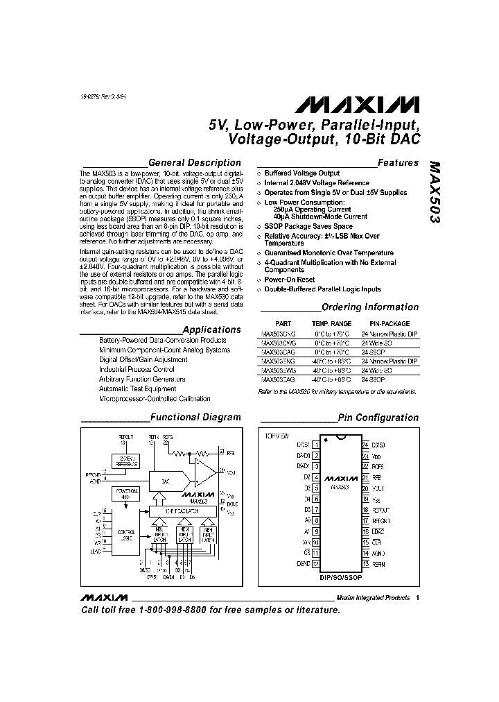 MAX503_3027.PDF Datasheet