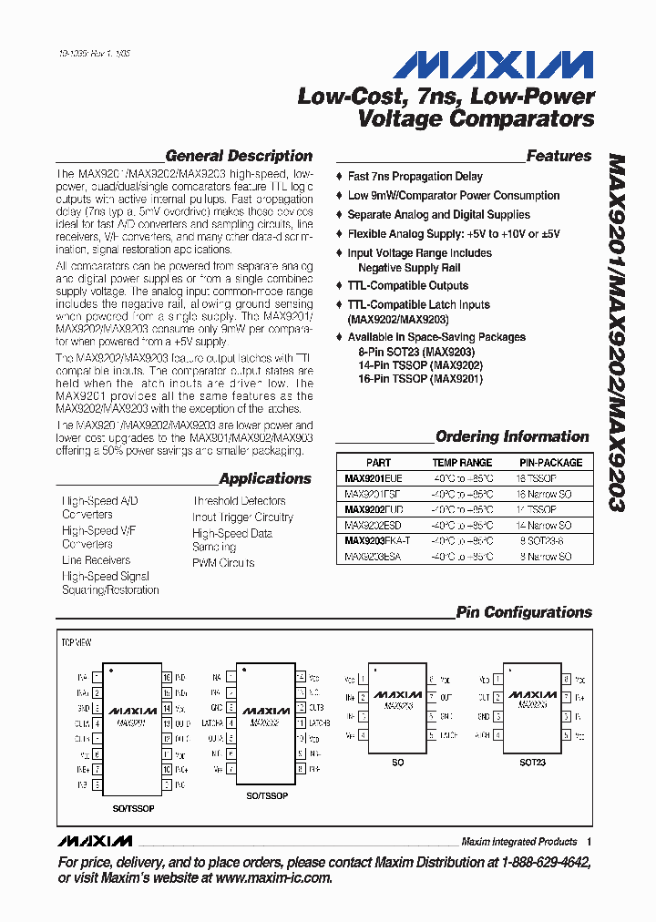 MAX9202_403545.PDF Datasheet