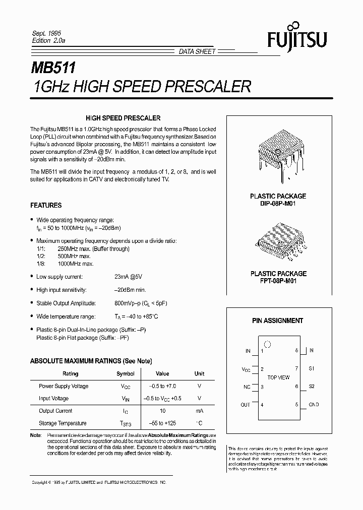 MB511_730784.PDF Datasheet