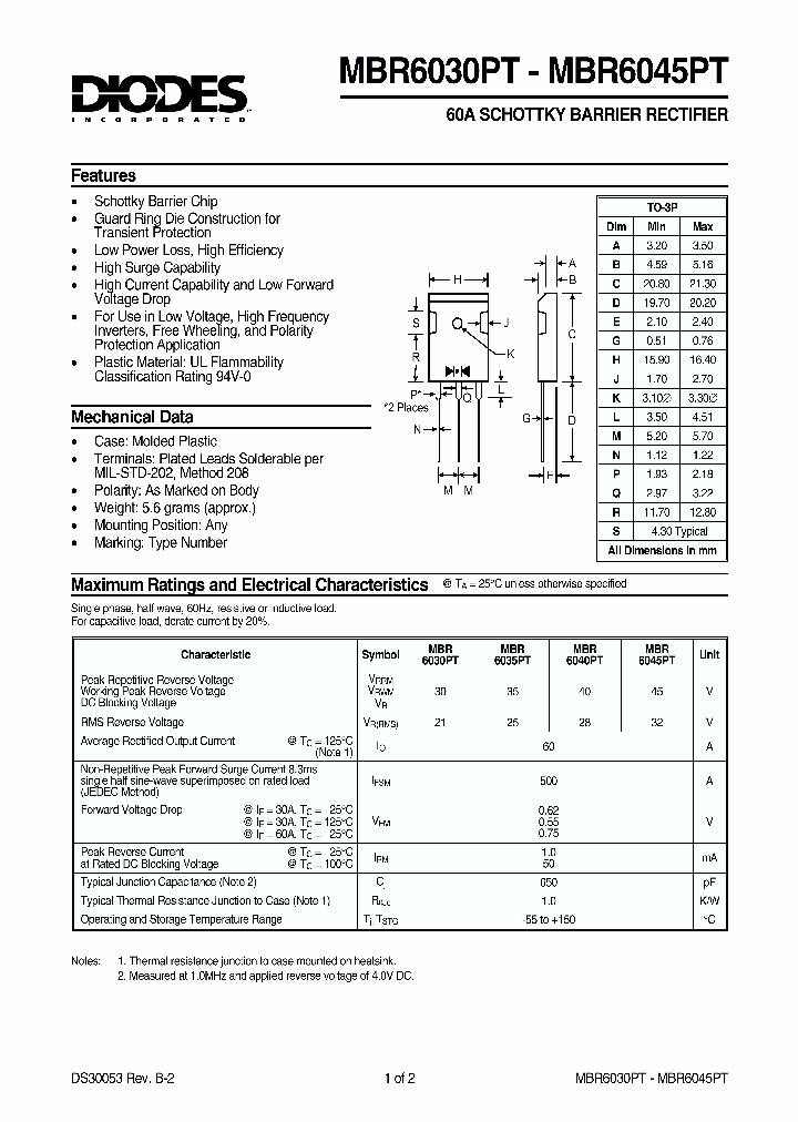 MBR6040PT_392350.PDF Datasheet