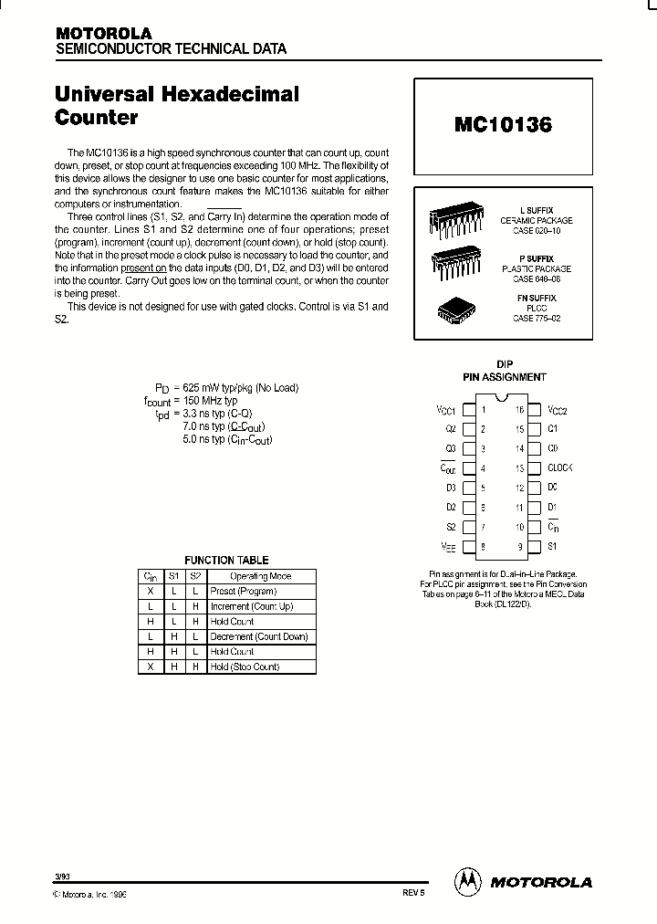 MC10136_289112.PDF Datasheet