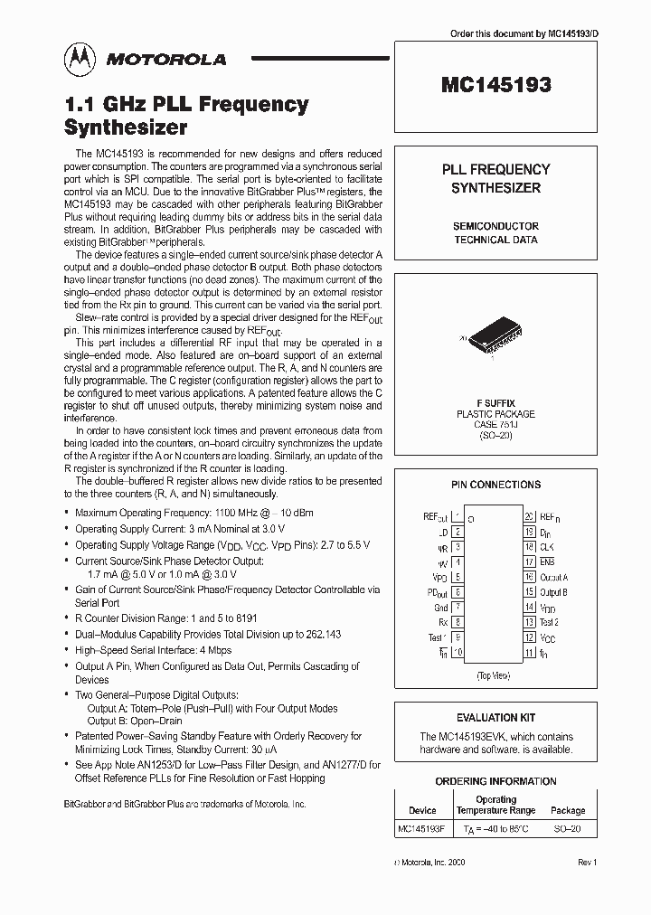 MC145193_683705.PDF Datasheet