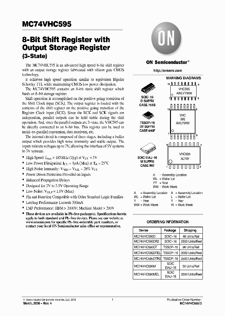 MC74VHC595DR2_750576.PDF Datasheet
