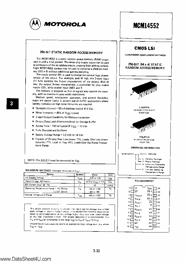 MCM14552_655792.PDF Datasheet